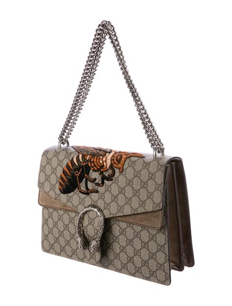 gucci bag with bumble bee|Gucci padlock small shoulder bag.